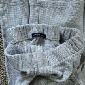Brandy waffle sweatpants